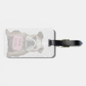 ブルドッグフリーハグ ラゲッジタグ (裏面横)