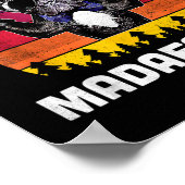 ブルドッグフレンチピューぺマダファカス熱狂するピュー ポスター (角)