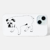 ブルドッグブライト、スマートケース Case-Mate iPhoneケース (裏面 (横))