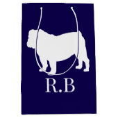 ブルドッグブルーゴルフ ミディアムペーパーバッグ (正面)