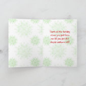 ブルドッグホリデーカード シーズンカード (内部)