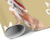 ブルドッグホリデークリスマスサメリーンタハット ラッピングペーパー (ロールコーナー)