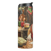 ブルドッグホリデーベーキング:フェスティバルクリスマス タンブラー (回転左)