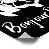 ブルドッグボンジュール ポスター (角)