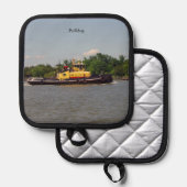 ブルドッグポットホルダー 鍋敷き (正面/裏面)