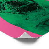 ブルドッグポップ・アートのアートポスター ポスター (角)