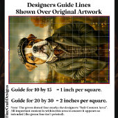 ブルドッグポートレート、カントリーランドスケープCH2デコページ 薄葉紙