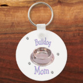ブルドッグママキーチェーン キーホルダー (正面)
