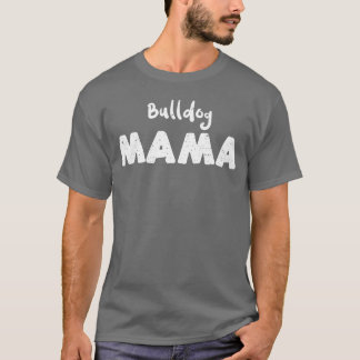 ブルドッグママドッグズレトロ Tシャツ