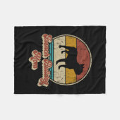 ブルドッグママ犬の恋人のギフト女性のためのFrenchieママ フリースブランケット (正面(横))