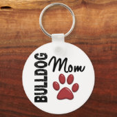ブルドッグママ2 キーホルダー (正面)