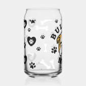 ブルドッグママ ガラス缶 (正面)