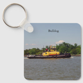 ブルドッグメタルキーチェーン キーホルダー