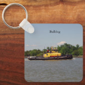 ブルドッグメタルキーチェーン キーホルダー (正面)