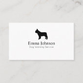 ブルドッグモダンロフランスのゴ 名刺 (正面)