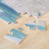 ブルドッグライディングオートバイクリスマス ジグソーパズル (側面)