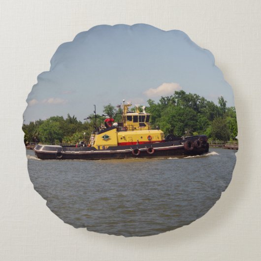 ブルドッグラウンドピロー ラウンドクッション (正面)