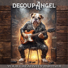 ブルドッグロックスター- Vert. – デコページ –  薄葉紙