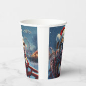 ブルドッグローラーコースタークリスマス 紙コップ (右)