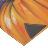 ブルドッグ不気味ハロウィーン魔女とカボチャ テーブルクロス (アングル)