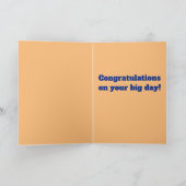 ブルドッグ卒業 カード (内部)