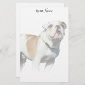 ブルドッグ固定 便箋 (正面/裏面)