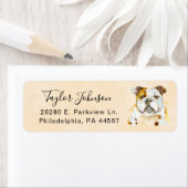 ブルドッグ差出人住所ラベル ラベル (インサイチュ)