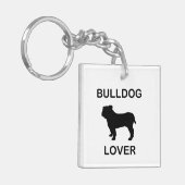ブルドッグ愛好家 キーホルダー (正面左)