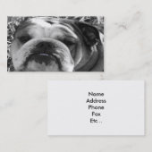 ブルドッグ愛 名刺 (正面/裏面)