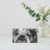 ブルドッグ愛 名刺 (スタンド正面)