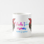 ブルドッグ母かわいい母の日犬の恋人 コーヒーマグカップ (中央)