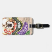 ブルドッグ海賊荷物タグ ラゲッジタグ (正面横)