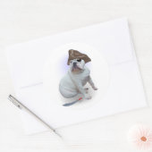 ブルドッグ海賊 ラウンドシール (封筒)