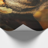 ブルドッグ犬かわいい英語ブルドッグ恋人ギフト ラッピングペーパー (角)