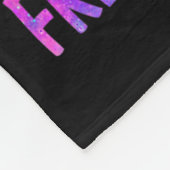 ブルドッグ犬のおもしろいフランスの子犬の値リストを愛する女の子 フリースブランケット (角)