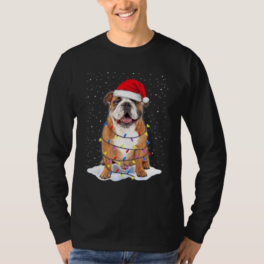 ブルドッグ犬 Tシャツ (正面)