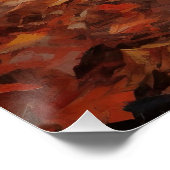 ブルドッグ紅葉秋インスパイア ポスター (コーナー)