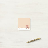 ブルドッグ素晴らしをフランスのやってる ポストイット (デスク上)