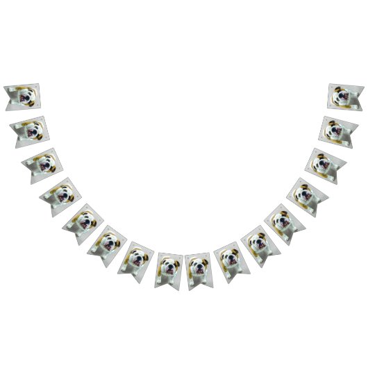 ブルドッグ絵画ズ – かわいいオリジナルドッグアート バンティングフラッグ (全)