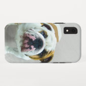 ブルドッグ絵画ズ – かわいいオリジナルドッグアート Case-Mate iPhoneケース (裏面(横))
