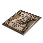 ブルドッグ記念碑 タイル (側面)