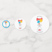 ブルドッグ誕生日パーティー コンフェッティ (正面)