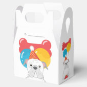 ブルドッグ誕生日パーティー フェイバーボックス (オープン)