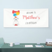 ブルドッグ誕生日パーティー 横断幕 (トレードショー)