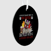 ブルドッグ贈り物|コーヒーもブルドッグが必要フランスの オーナメント (正面)