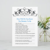 ブルドッグ赤ちゃんシャワーのゲームをどれだけ知っているか (スタンド正面)