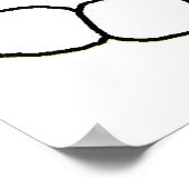 ブルドッグ赤と白のぞき漫画 ポスター (角)