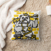 ブルドッグ集団 クッション (ブランケット)