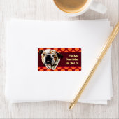 ブルドッグ顔 ラベル (インサイチュ)