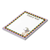 ブルドッグ魔女 ノートパッド (回転)